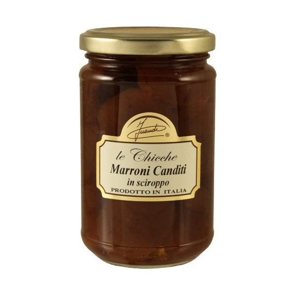 Marrons confits en sirop