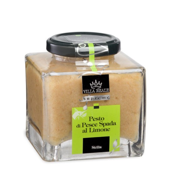 Pesto d'espadon aromatisé au citron