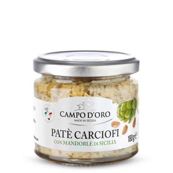 Tapenade d'artichauts et amandes de Sicile
