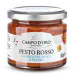 Pesto rouge à la ricotta fraîche de brebis