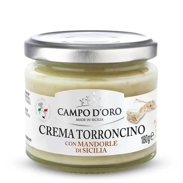 Crème de nougat avec amandes de Sicile