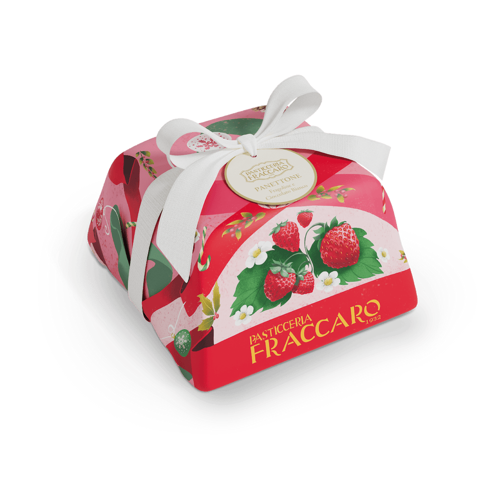 Panettone fraises des bois et chocolat blanc