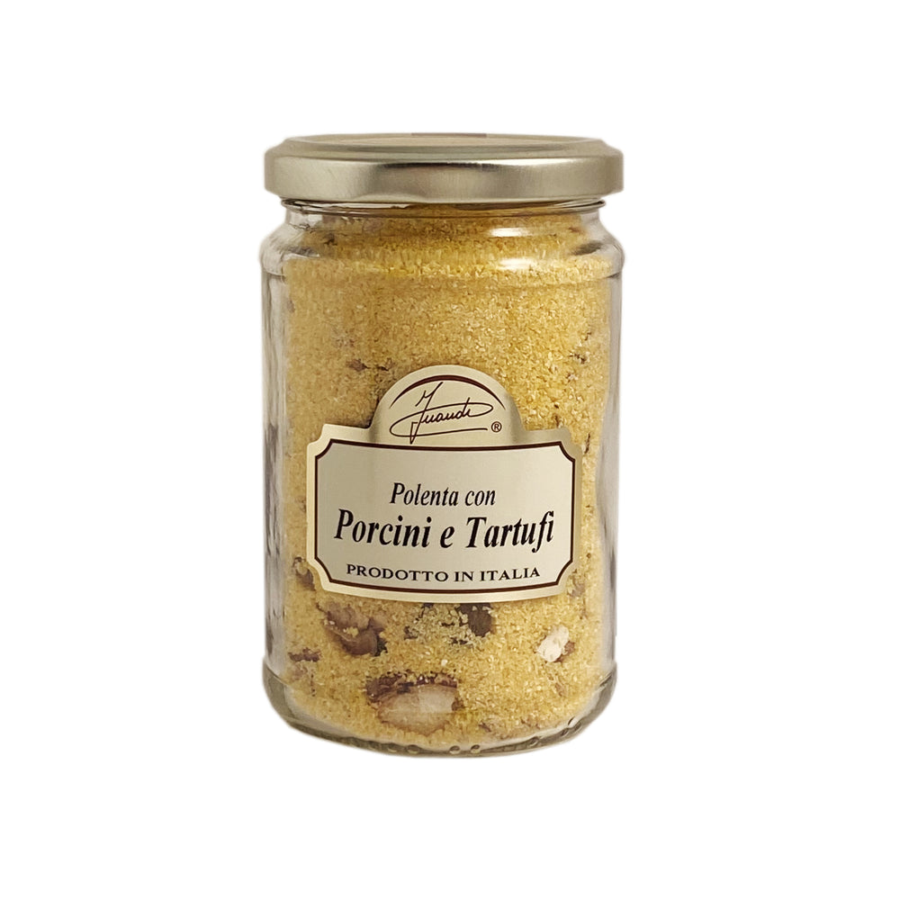 Polenta à la truffe et aux bolets