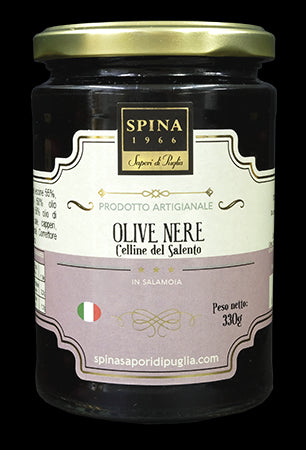 'Celline del Salento' pitted black olives in olive oil