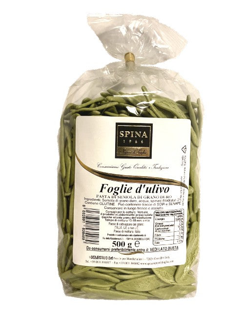 Pâtes Foglie d'ulivo semoule de blé dur