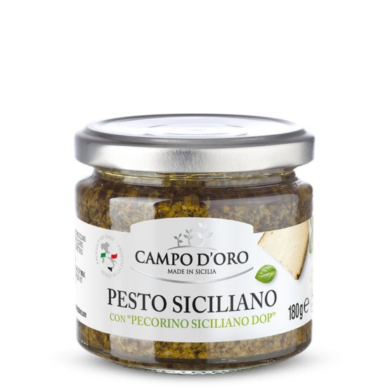 Pesto Sicilien avec Pecorino Siciliano DOP